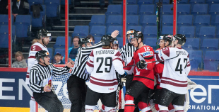 Latvija - Austrija 3:6
