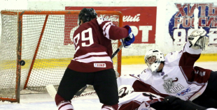 Latvija U20 - HK Rīga 3:0