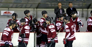 Latvija U20 - HK Rīga 3:0