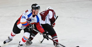 Foto: "Dinamo Juniors" piekāpjas Jelgavas HK "Zemgale/LLU"