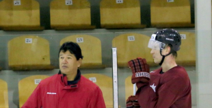 2013 Latvijas izlases pirmais treniņš pirms spēlēm ar Krieviju