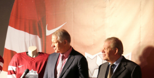 Soču olimpisko hokeja kreklu prezentācija