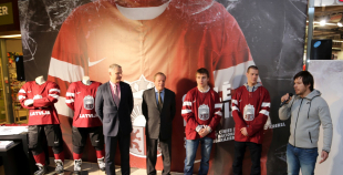 Soču olimpisko hokeja kreklu prezentācija