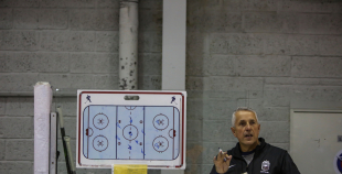 Latvijas izlases treniņš pirms došanās uz Franciju 