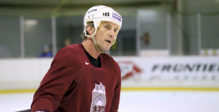 Latvijas valstvienības pirmais koptreniņš