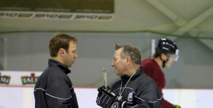 Latvijas valstvienības pirmais koptreniņš