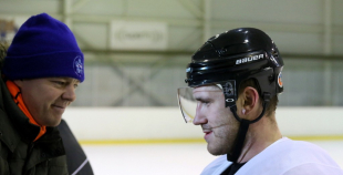 Latvijas valstvienības pirmais koptreniņš