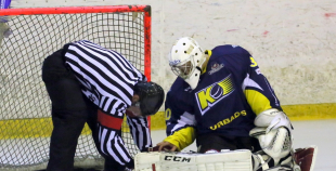 1. finālspēle: HK Kurbads - HS Rīga/Prizma 10:2