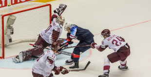 FOTO: Latvija - ASV (2:3 pag.)