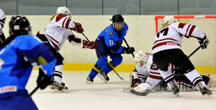 Latvija saspringtā spēlē uzvar arī Kazahstānu