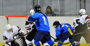 Latvija saspringtā spēlē uzvar arī Kazahstānu