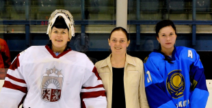 Latvija saspringtā spēlē uzvar arī Kazahstānu