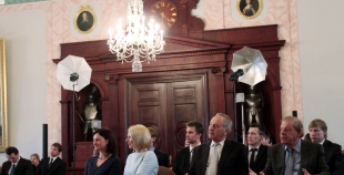 Latvijas hokeja izlases pieņemšana pie Valsts prezidenta