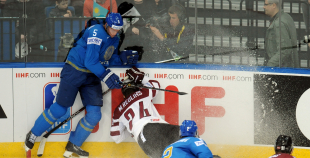 Latvija - Kazahstāna 5:4