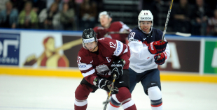 2014 PČ Latvija - ASV 6:5