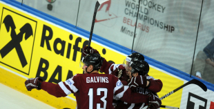 2014 PČ Latvija - ASV 6:5