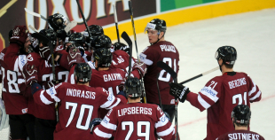 2014 PČ Latvija - ASV 6:5