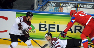 2014 PČ Latvija - Krievija 1:4