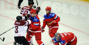 2014 PČ Latvija - Krievija 1:4