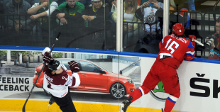 2014 PČ Latvija - Krievija 1:4