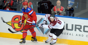 2014 PČ Latvija - Krievija 1:4