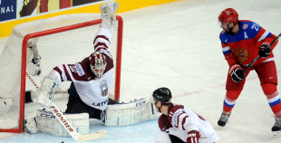 2014 PČ Latvija - Krievija 1:4