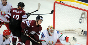 Latvija - Baltkrievija 1:3