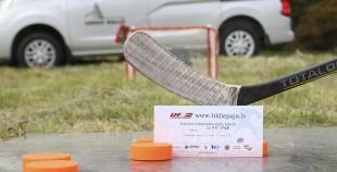 2014 Liepājas hokejisti "Rally Kurzeme" laikā