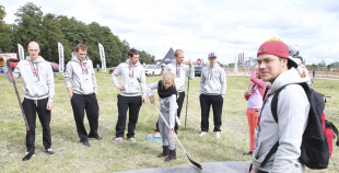 2014 Liepājas hokejisti "Rally Kurzeme" laikā