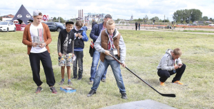 2014 Liepājas hokejisti "Rally Kurzeme" laikā
