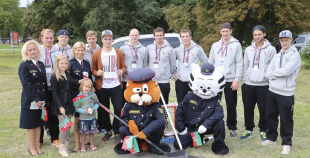 2014 Liepājas hokejisti "Rally Kurzeme" laikā