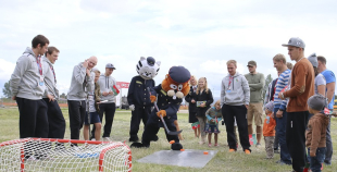 2014 Liepājas hokejisti "Rally Kurzeme" laikā