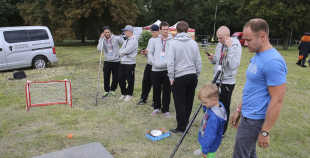 2014 Liepājas hokejisti "Rally Kurzeme" laikā