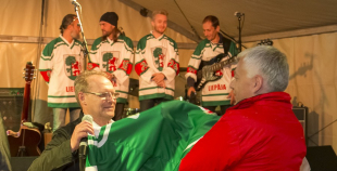 2014 Liepājas hokejisti "Rally Kurzeme" laikā