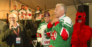 2014 Liepājas hokejisti "Rally Kurzeme" laikā