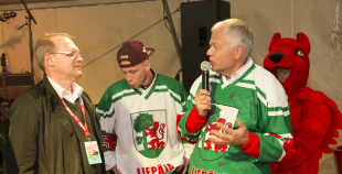 2014 Liepājas hokejisti "Rally Kurzeme" laikā