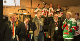 2014 Liepājas hokejisti "Rally Kurzeme" laikā