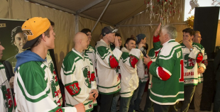 2014 Liepājas hokejisti "Rally Kurzeme" laikā