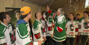 2014 Liepājas hokejisti "Rally Kurzeme" laikā