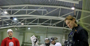 2014 Latvijas izlase aizvada pirmo treniņu galvenā trenera Aleksandra Beļavska vadībā