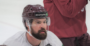 VIDEO + FOTO: Latvijas hokeja izlase oficiāli uzsāk treniņnometni 