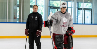 FOTO: Latvijas U-20 valstsvienība turpina gatavoties pasaules čempionātam