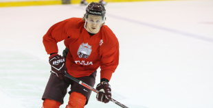 Latvijas hokeja izlase aizvada pirmo treniņu pirms gaidāmā turnīra Francijā