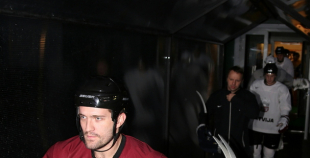 Latvijas hokeja izlases treniņš