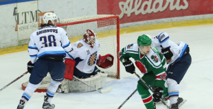 Virslīga: HK Liepāja - HS Rīga 1:2 PL