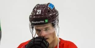 Nosaukts Latvijas nacionālās hokeja izlases sastāvs pēdējām pārbaudes spēlēm ar Šveici