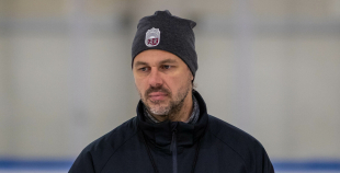 FOTO: Latvijas U-18 hokeja izlases treniņš