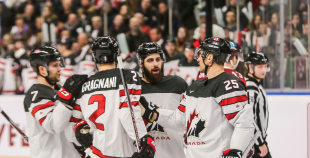 FOTO: Latvija - Kanāda 0:2 