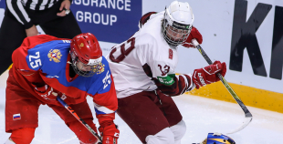 FOTO: Latvija U-18 - Krievija U-18 1:5
