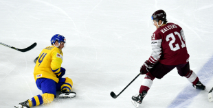 FOTO: Latvija -  Zviedrija (2:3)